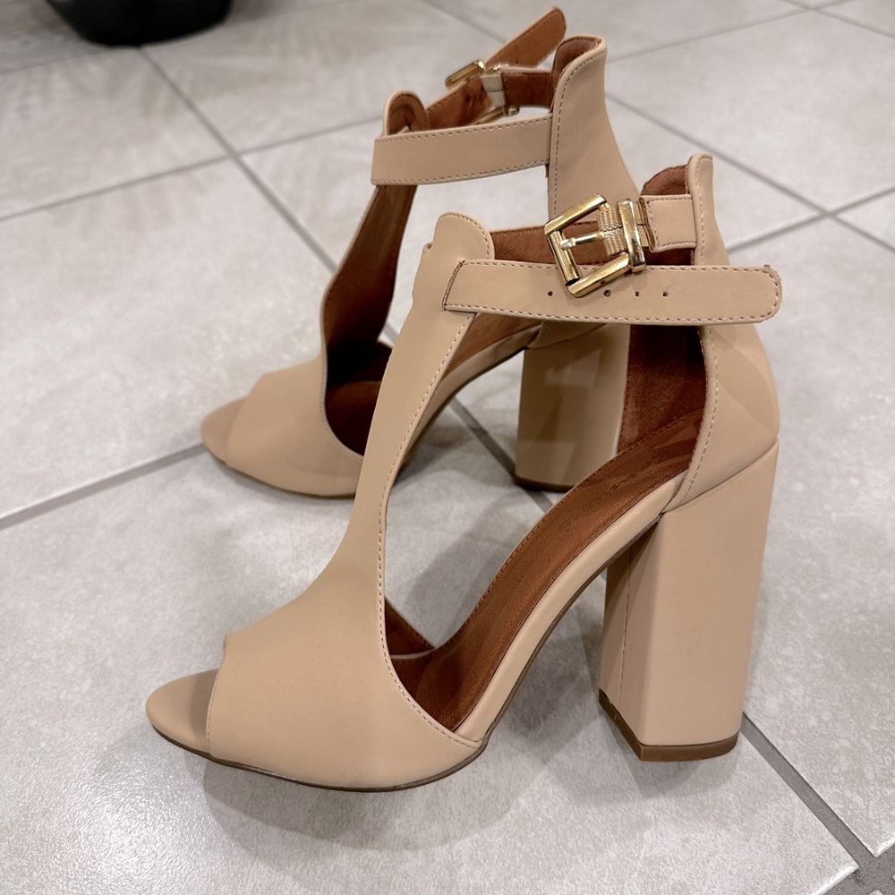 D’orsay nude heels